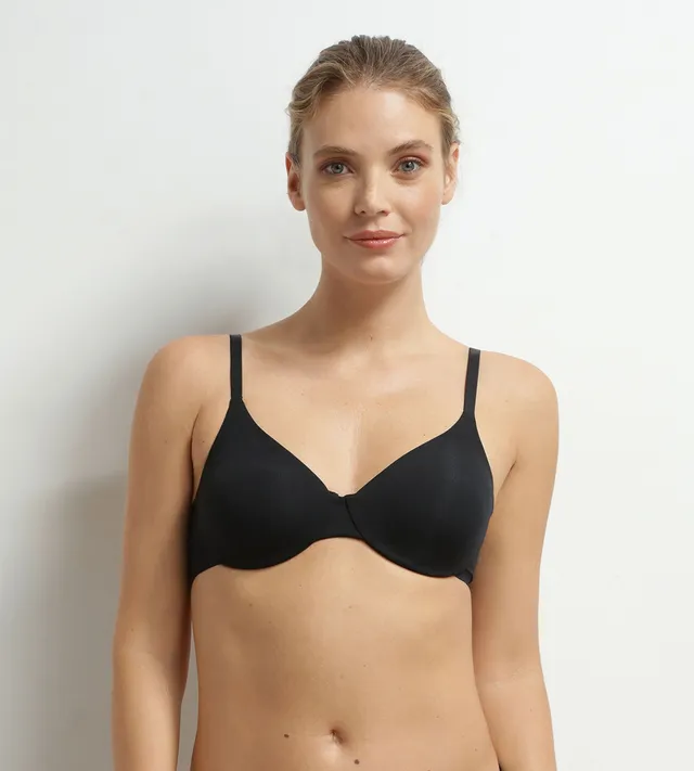 dim-invisible-soutien-gorge-armatures-en-microfibre-noir image 1