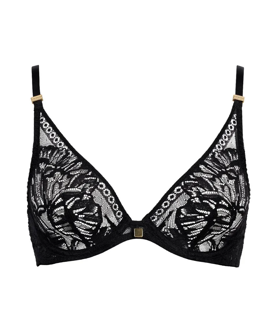 aubade-love-soul-soutien-gorge-triangle-armatures-black image 1