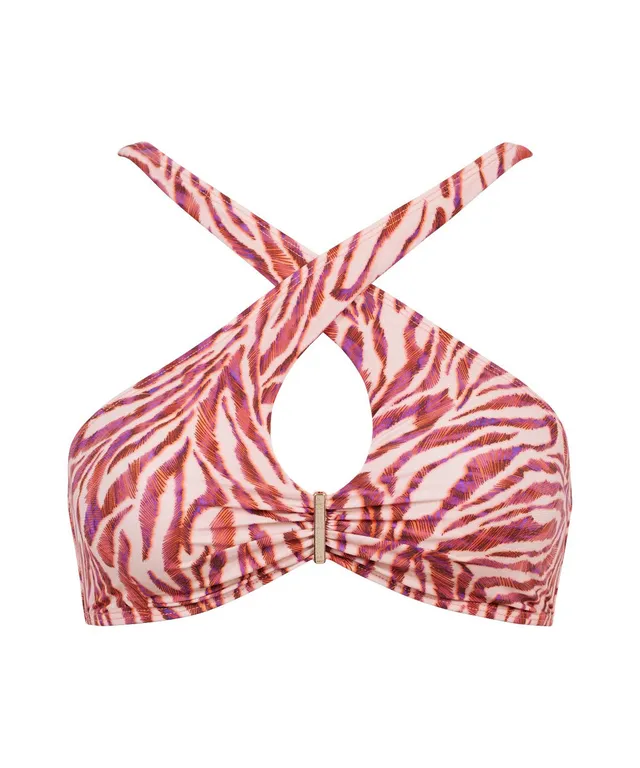 aubade-feline-energy-bralette-pink-tiger image 1