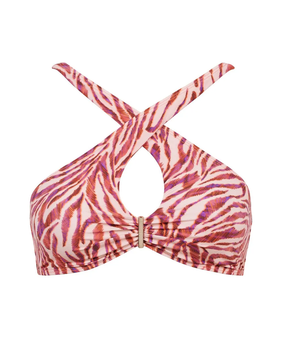 aubade-feline-energy-bralette-pink-tiger image 1