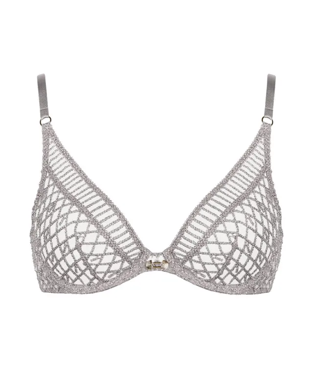aubade-stardust-dream-soutien-gorge-triangle-armatures-cosmos-silver image 1