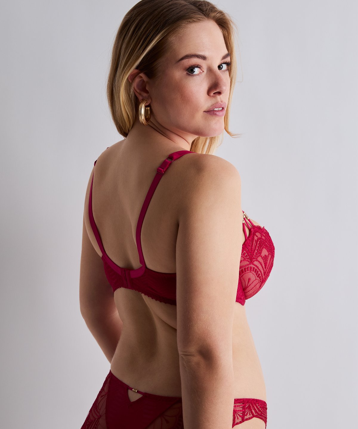 aubade-vibes-soutien-gorge-corbeille-rouge-love-bordeaux image 7