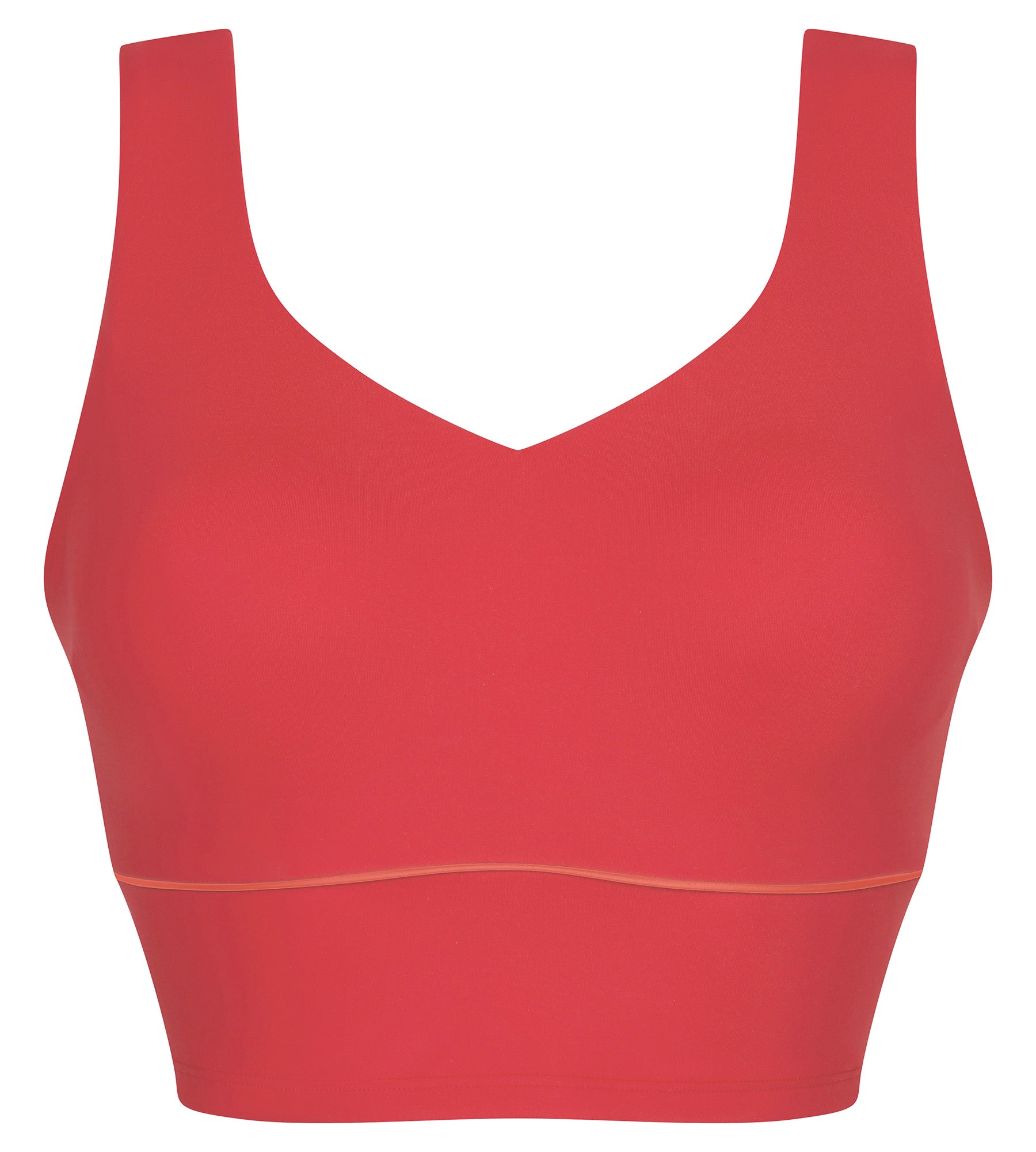 dim-move-brassi-re-longue-microfibre-sculptante-rouge image 5
