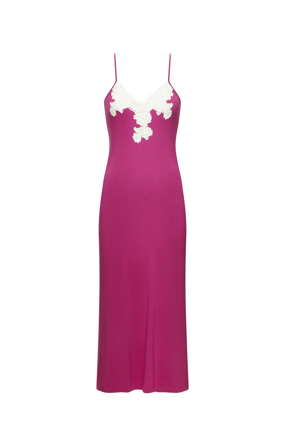 cadolle-eloise-chemise-de-nuit-modale-rose image 1