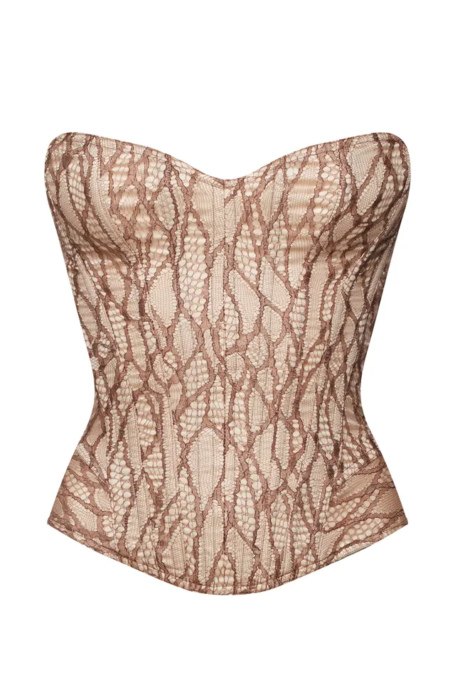 cadolle-malia-corset-dentelle-beige image 1