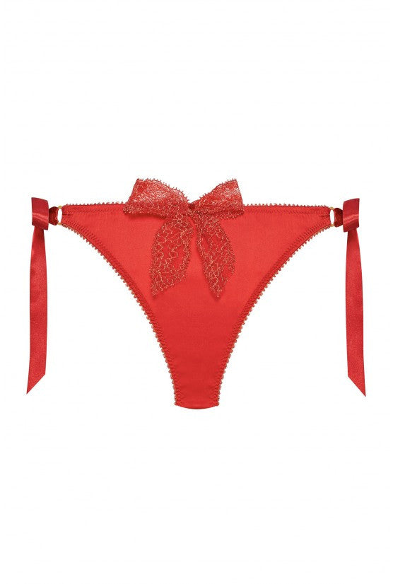 cadolle-culotte-satin-rouge-noeuds-geisha image 2