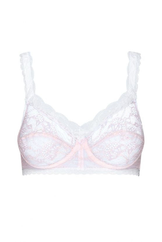 cadolle-lola-soutien-gorge-sans-armature-dentelle-rose image 1
