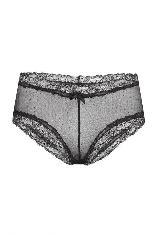 cadolle-princesse-shorty-plumetis-noir image 1