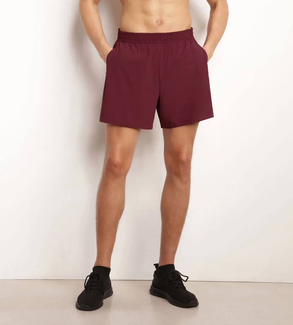 dim-dim-move-short-de-sport-homme-bordeaux image 1