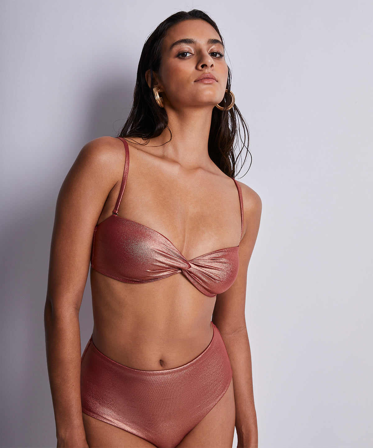 aubade-sunlight-glow-haut-bandeau-coques-amovibles-cuivre image 2
