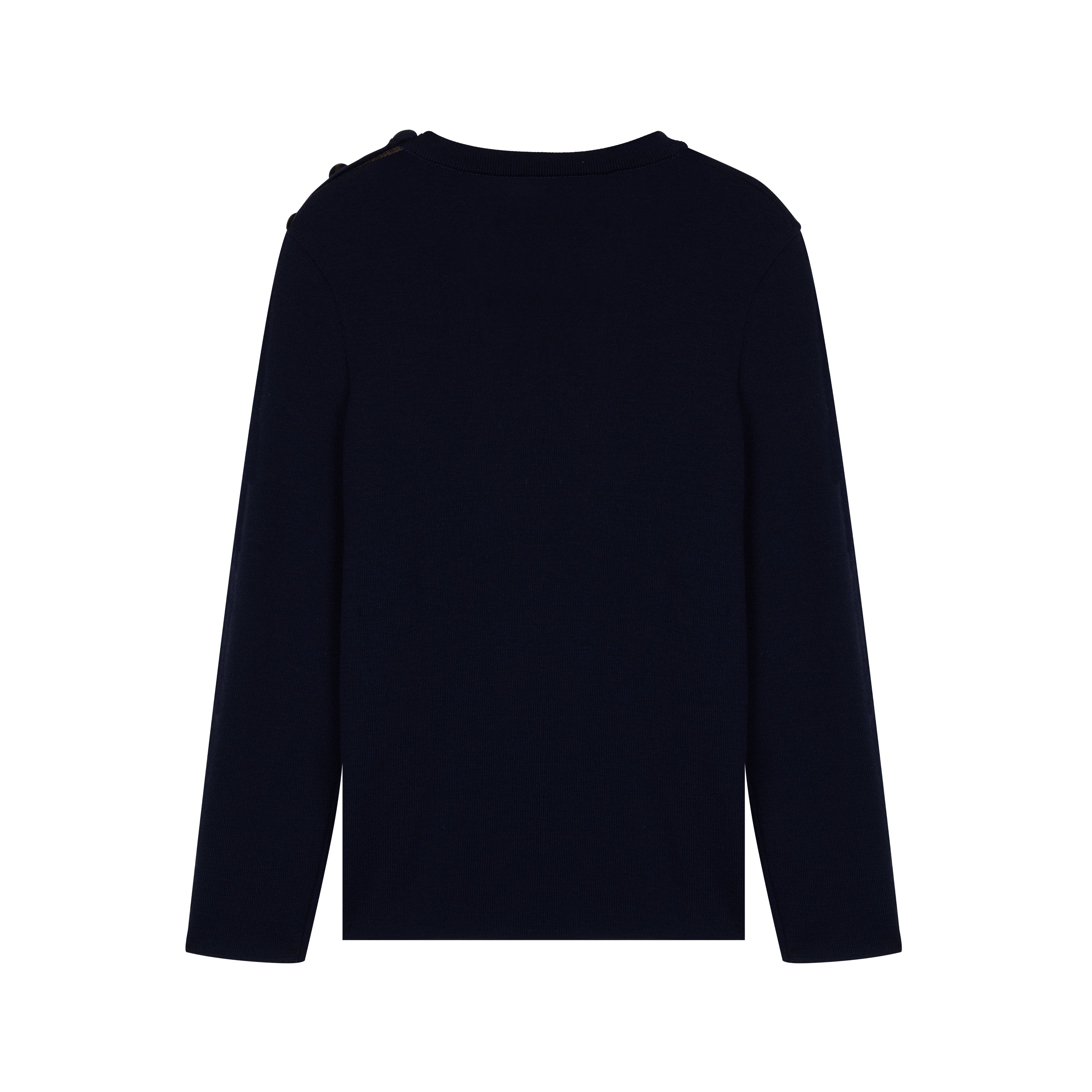 saint-james-x-atelier-tuffery-pull-femme-laine-marine-transmission image 2