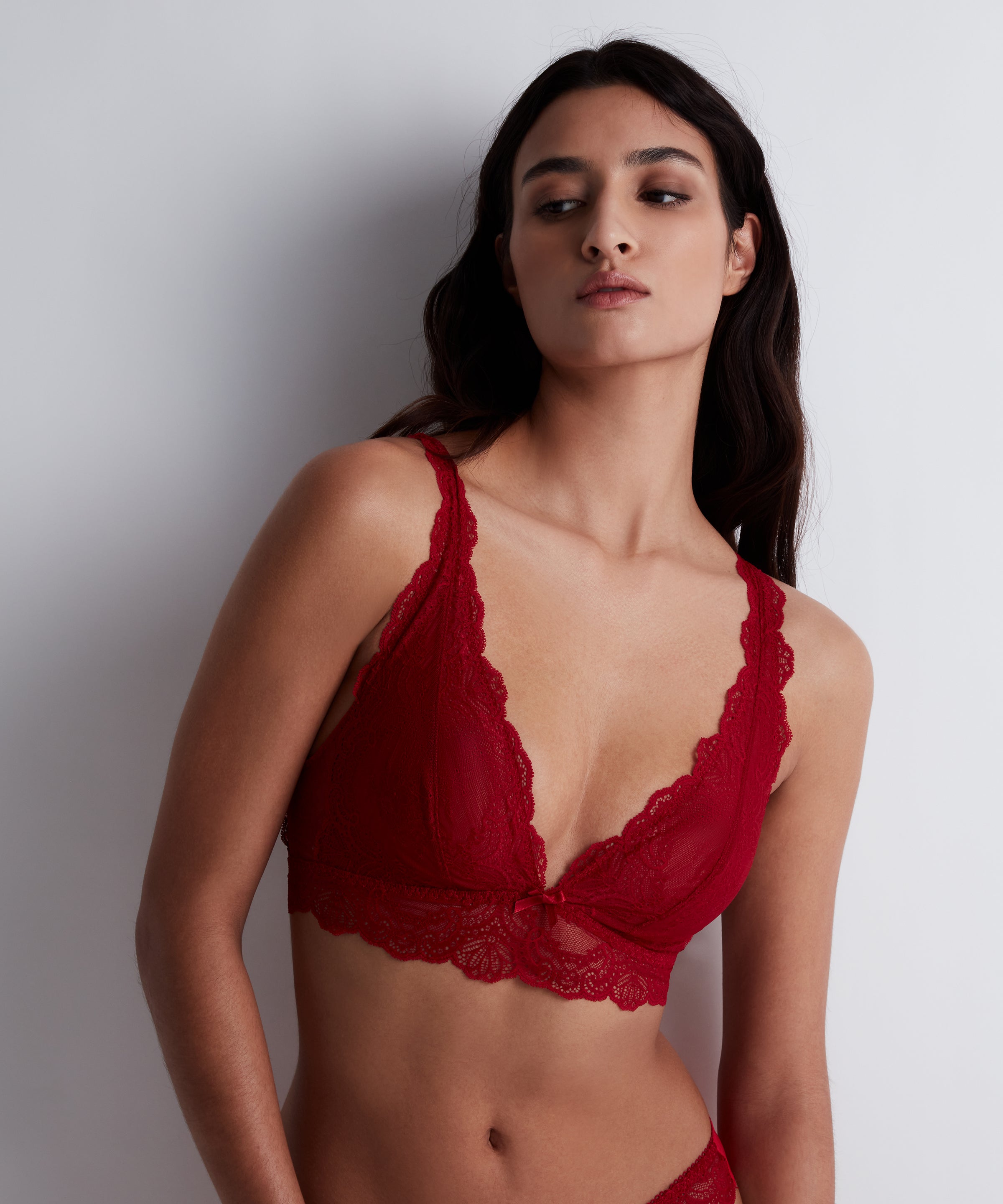 aubade-danse-des-sens-soutien-gorge-triangle-bralette-irresistible-red image 3