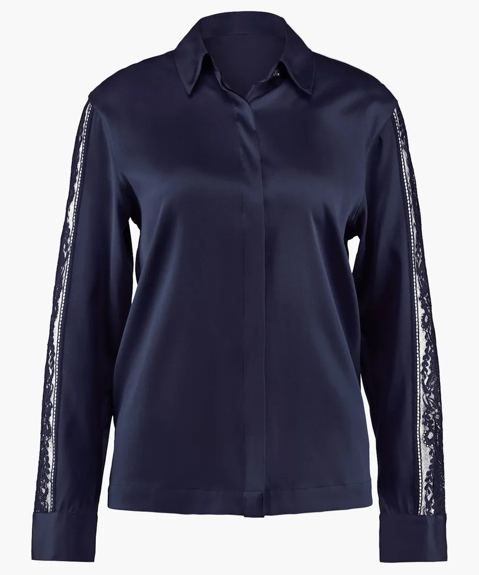 aubade-midnight-whisper-bluse-evening-blue image 1
