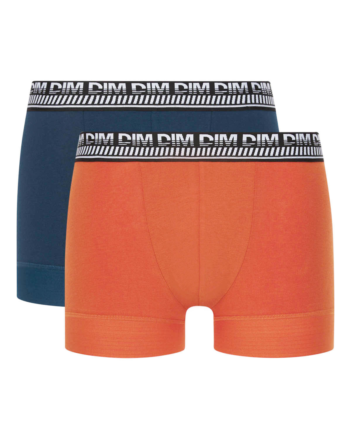 dim-3d-stay-and-fit-lot-de-2-boxers-homme-bleu-klein-orange image 2