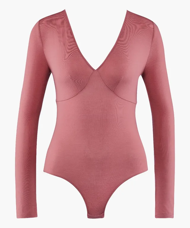 aubade-lazy-days-body-manches-longues-rosewood-2 image 1