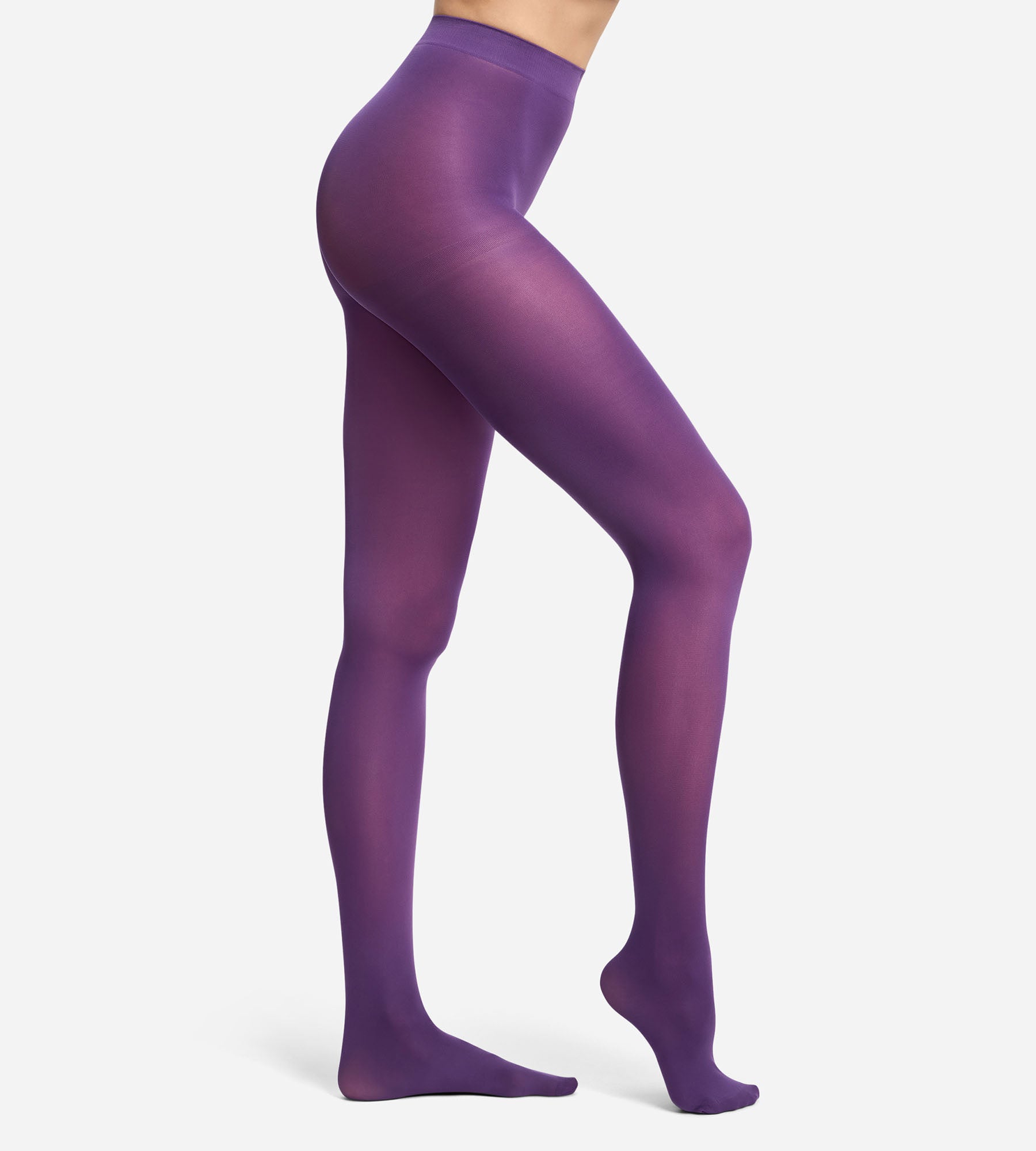 dim-collant-opaque-velout-50d-violet-nuit-ceinture-confort-femme image 1