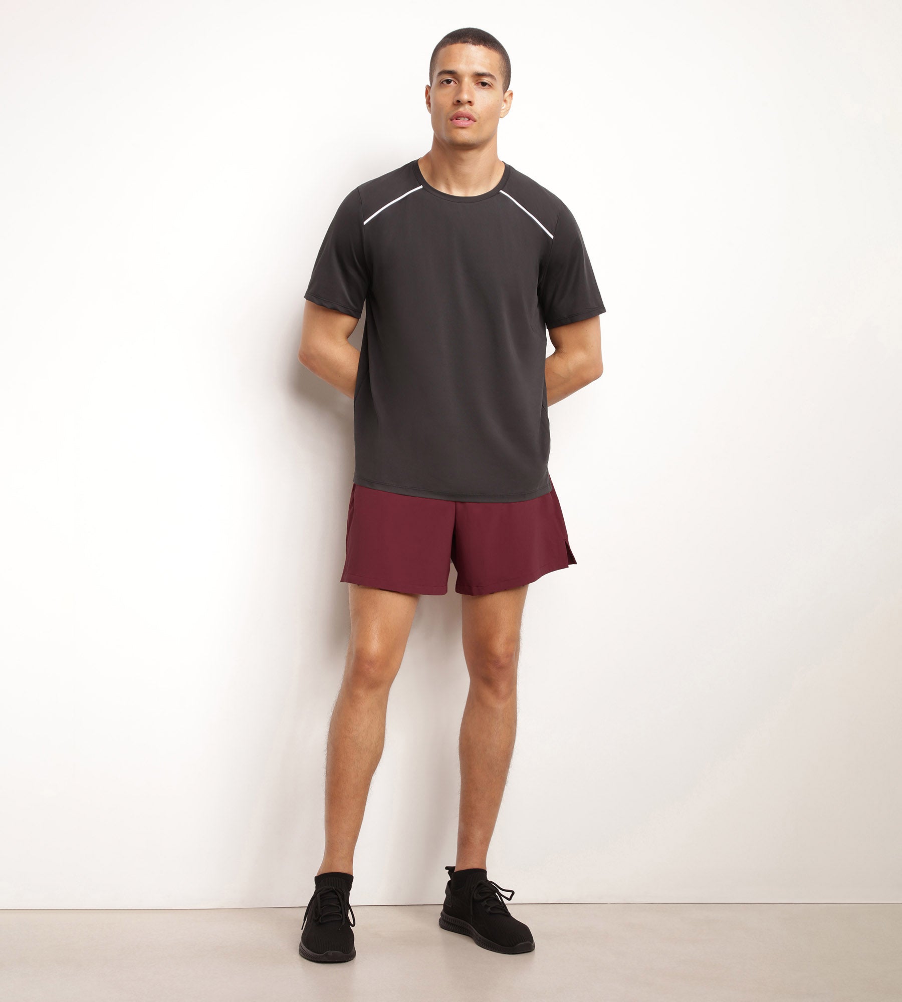 dim-dim-move-short-de-sport-homme-bordeaux image 3
