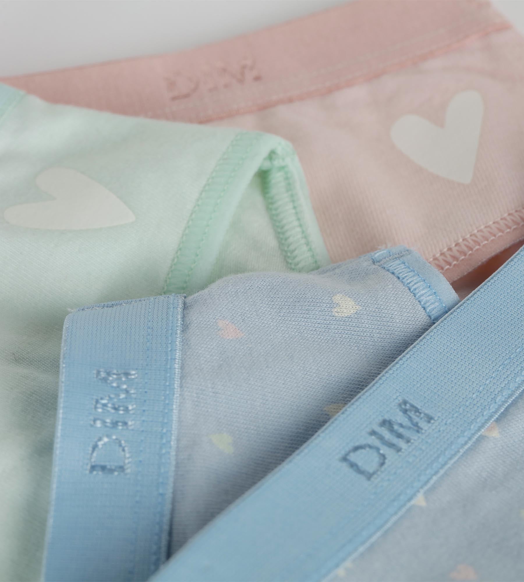 dim-lot-de-3-culottes-fille-coton-stretch-les-pockets-pastel-c-ur image 3