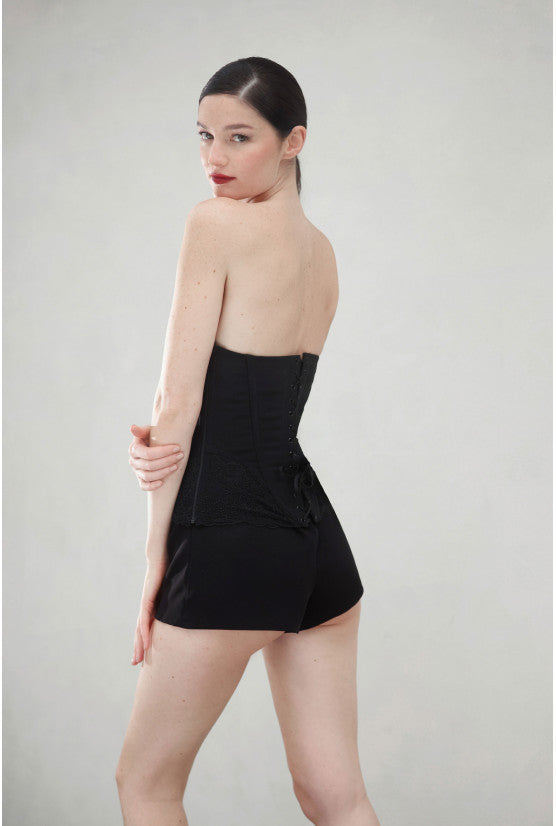 cadolle-scarlet-corset-noir-broderie-la-age-dos image 6