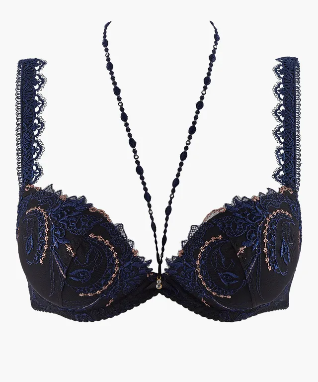 aubade-amour-pr-cieux-soutien-gorge-push-up-coques-cosmic-blue image 1