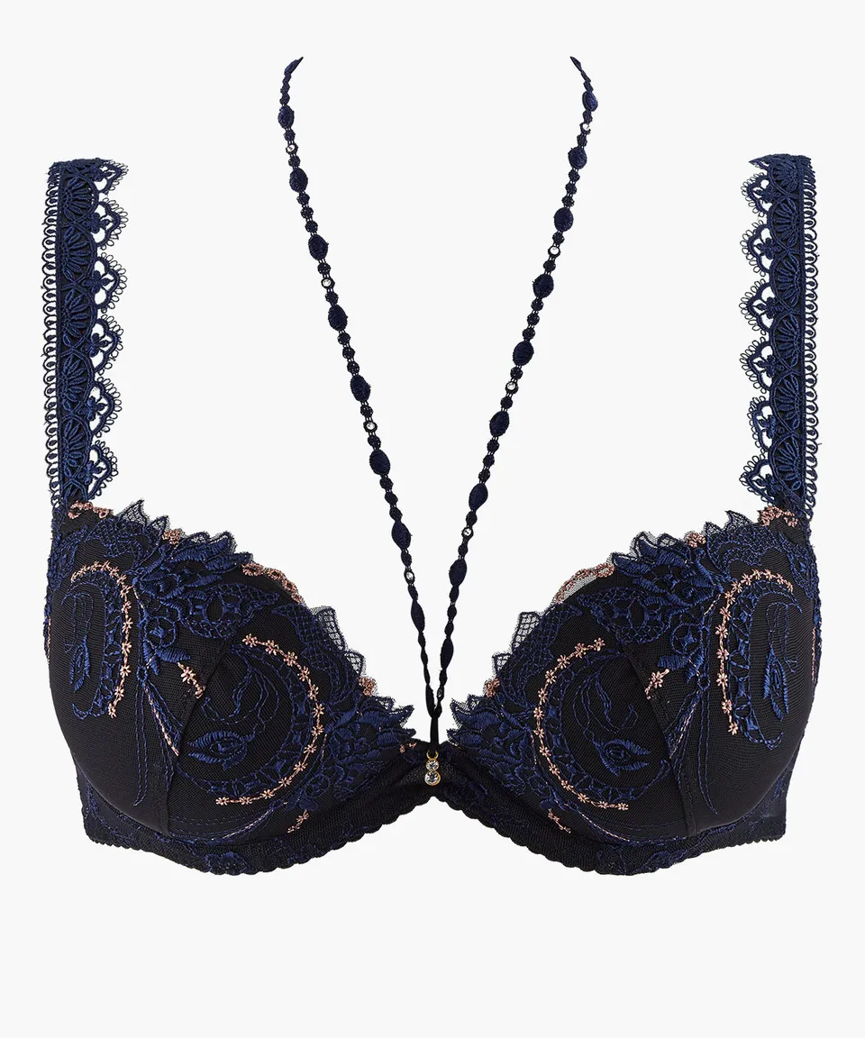 aubade-amour-pr-cieux-soutien-gorge-push-up-coques-cosmic-blue image 1