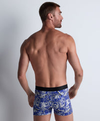 aubade-homme-pack-2-boxers-jungle-life-bleu-2 image 5