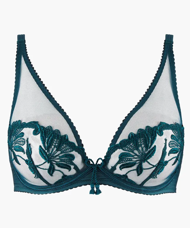 aubade-lovessence-soutien-gorge-triangle-armatures-imperial-green image 1