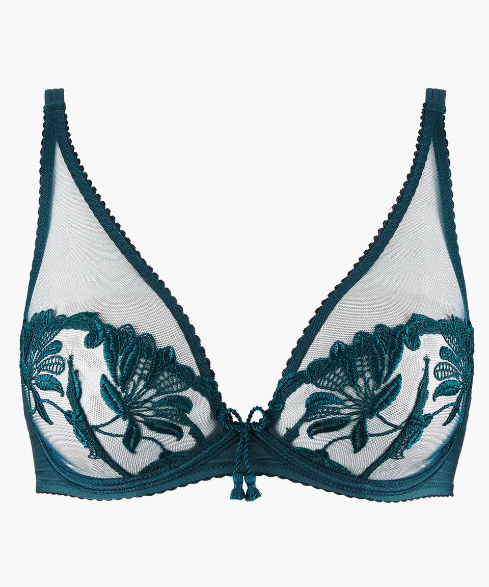 aubade-lovessence-soutien-gorge-triangle-armatures-imperial-green image 1