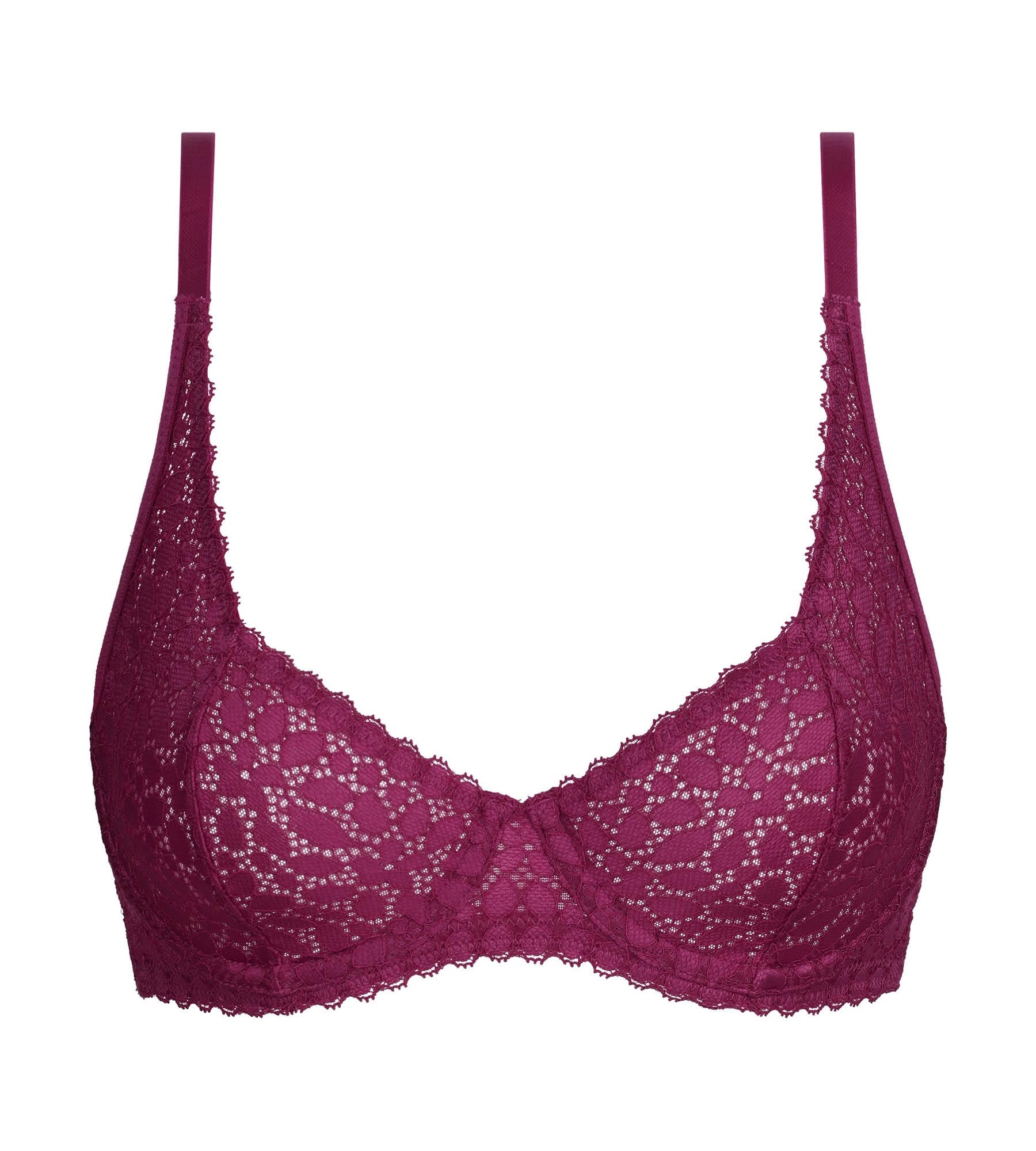 dim-daily-dentelle-soutien-gorge-armatures-fruits-rouges image 6