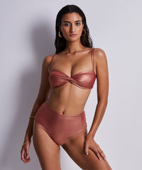aubade-sunlight-glow-slip-taille-haute-cuivre image 4