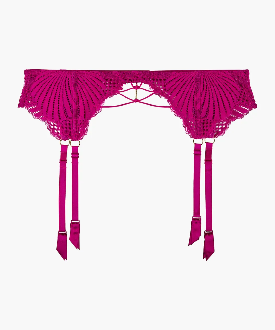 aubade-rythm-of-desire-porte-jarretelles-radiant-pink image 1