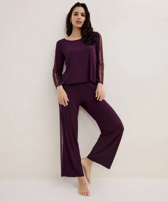 aubade-sweet-obsession-haut-manches-longues-deep-berry image 1