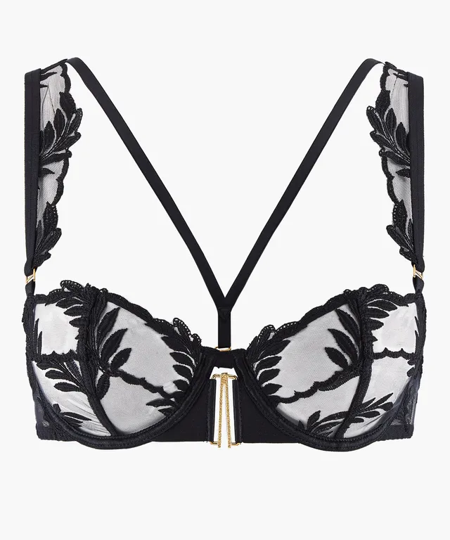 aubade-queen-of-shadow-soutien-gorge-corbeille-noir-absolu image 1