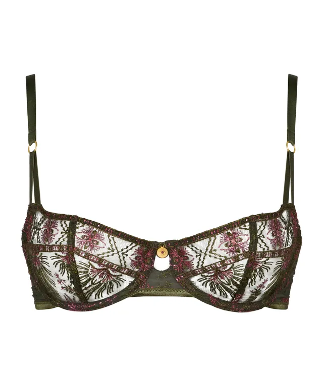 aubade-sound-of-heart-soutien-gorge-corbeille-dark-garden image 1