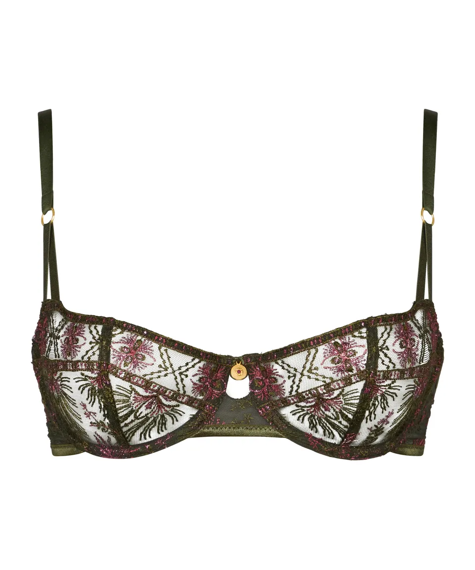aubade-sound-of-heart-soutien-gorge-corbeille-dark-garden image 1