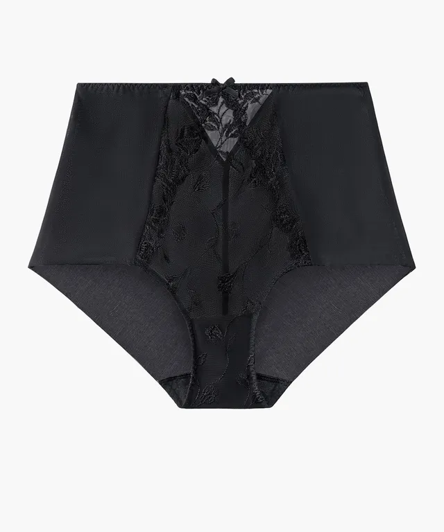 aubade-softessence-culotte-taille-haute-noir image 1