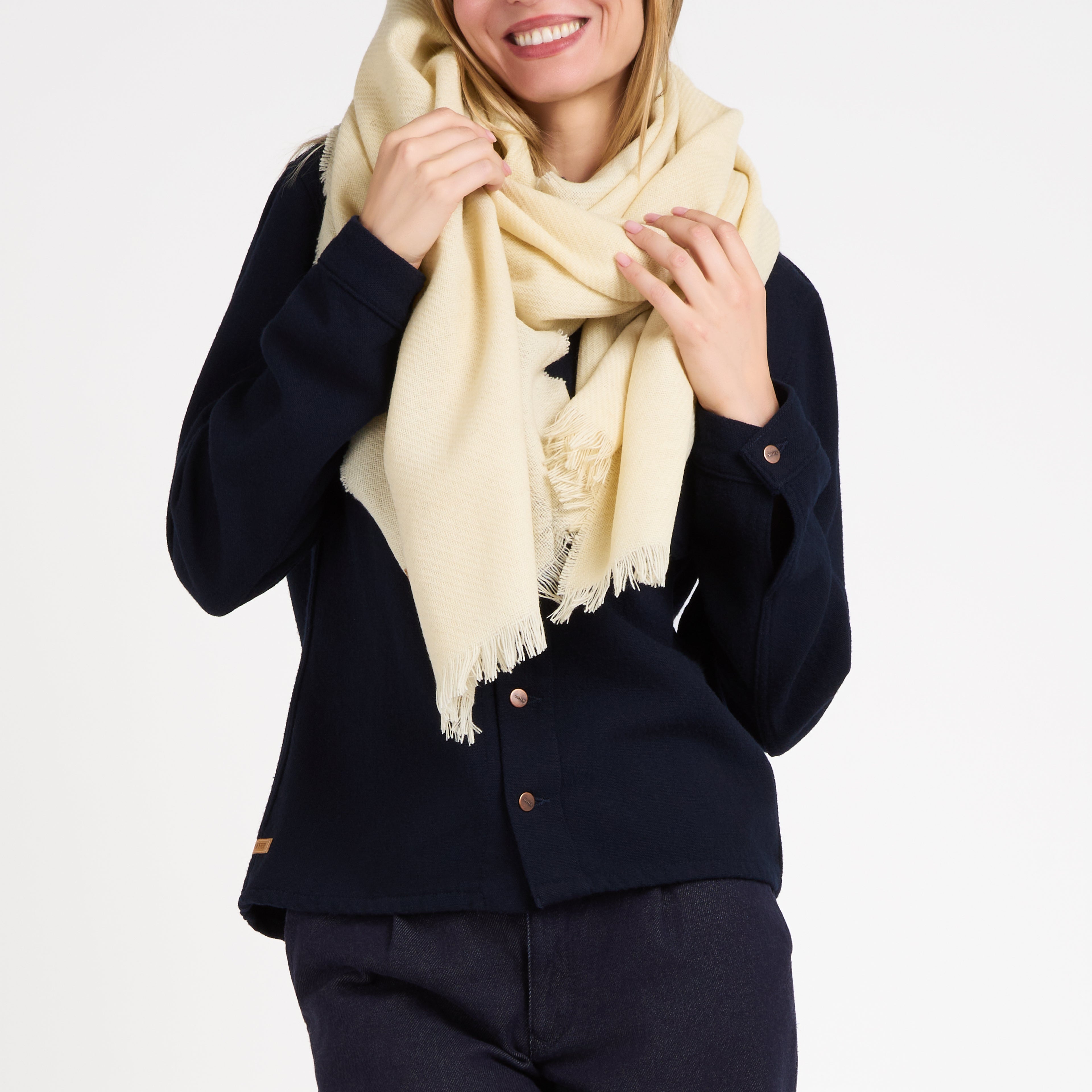 atelier-tuffery-charpe-femme-en-laine-fran-aise-cru image 2