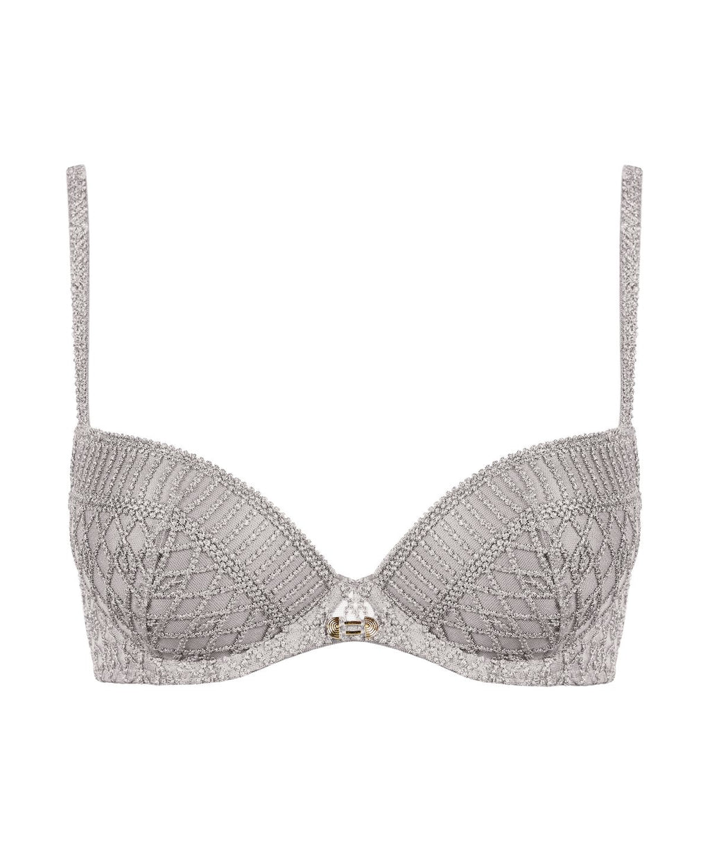 aubade-stardust-dream-moulded-push-up-bra-cosmos-silver image 1