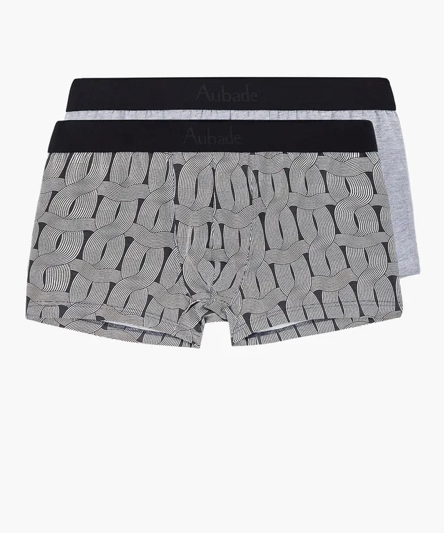 aubade-homme-pack-de-2-boxers-knit image 1