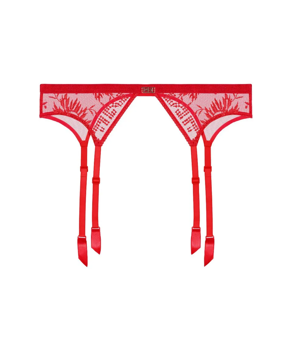 aubade-rules-of-attraction-porte-jarretelles-flame image 1