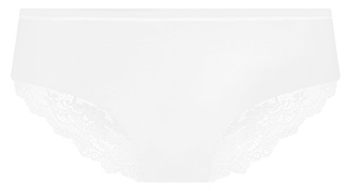 darjeeling-slip-intrigante-microfibre-dentelle-blanc-m image 2