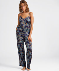 aubade-silk-by-night-top-avec-spaghetti-tr-gern-blue-cachemire image 2