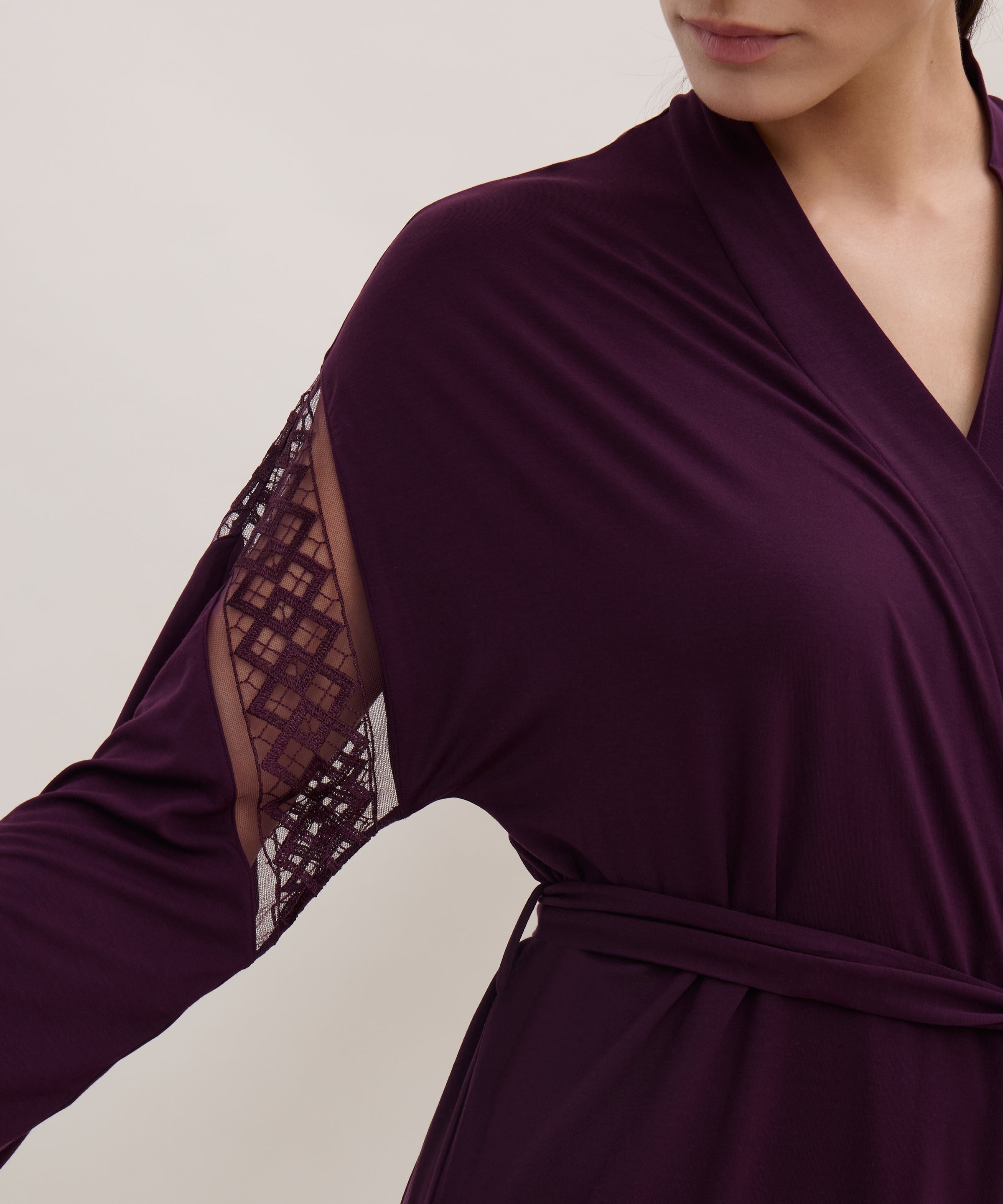 aubade-sweet-obsession-kimono-deep-berry image 4