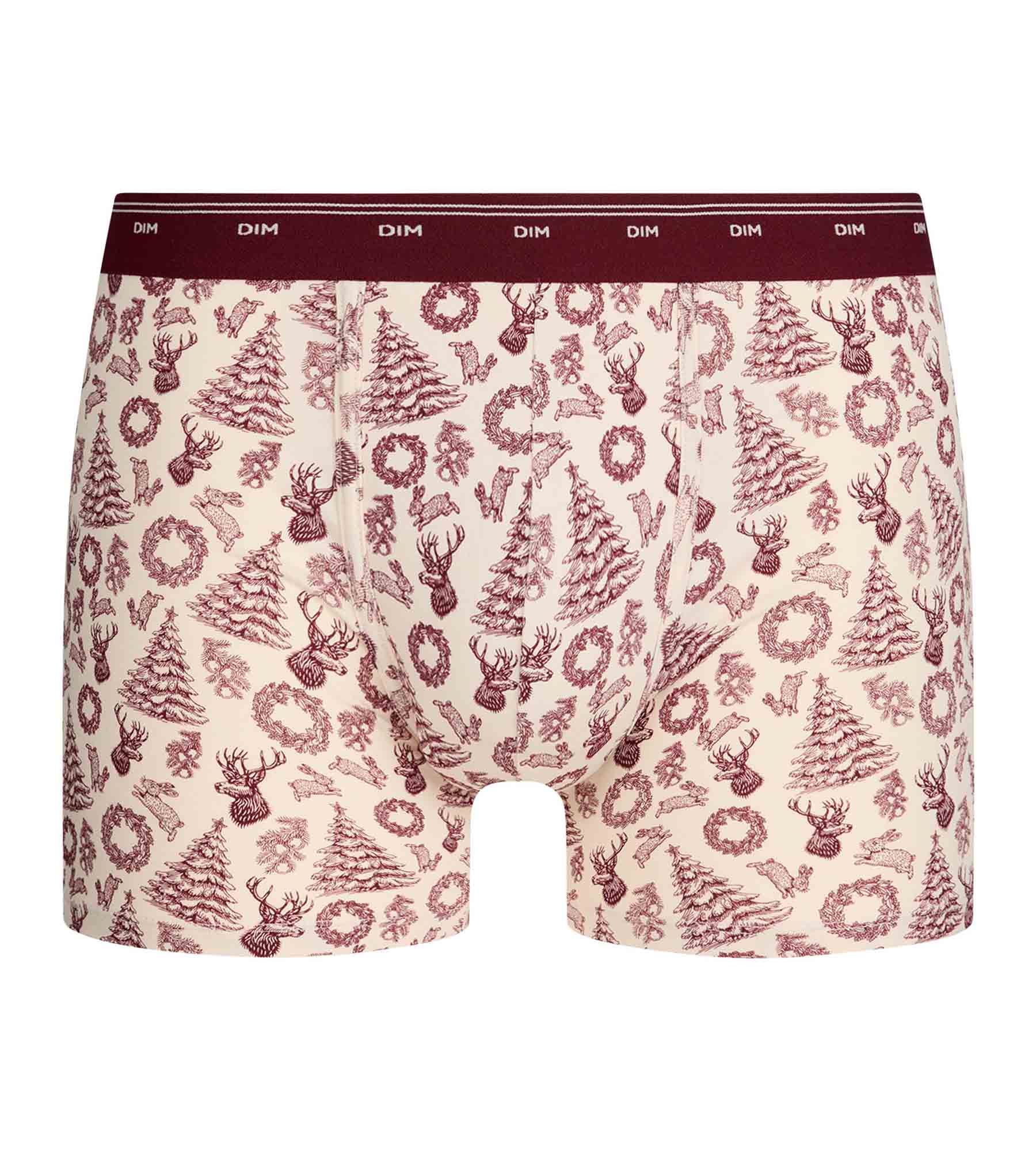 dim-trendy-boxer-homme-imprim-coton-stretch-ivoire image 3