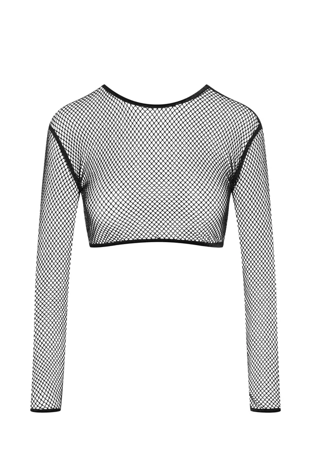 cadolle-crop-top-iridescent-noir-velours-r-sille image 1