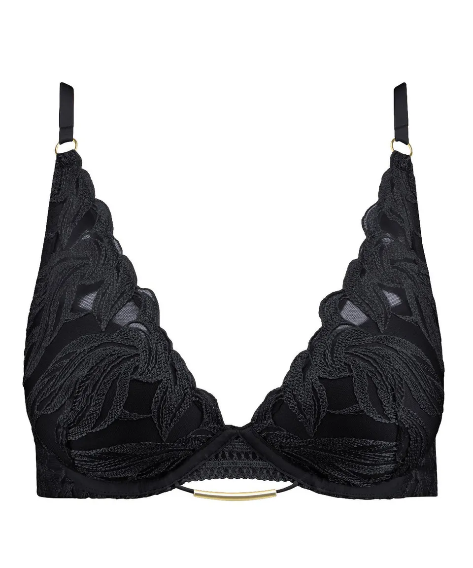 aubade-into-the-groove-scarf-soutien-gorge-push-up-noir image 1