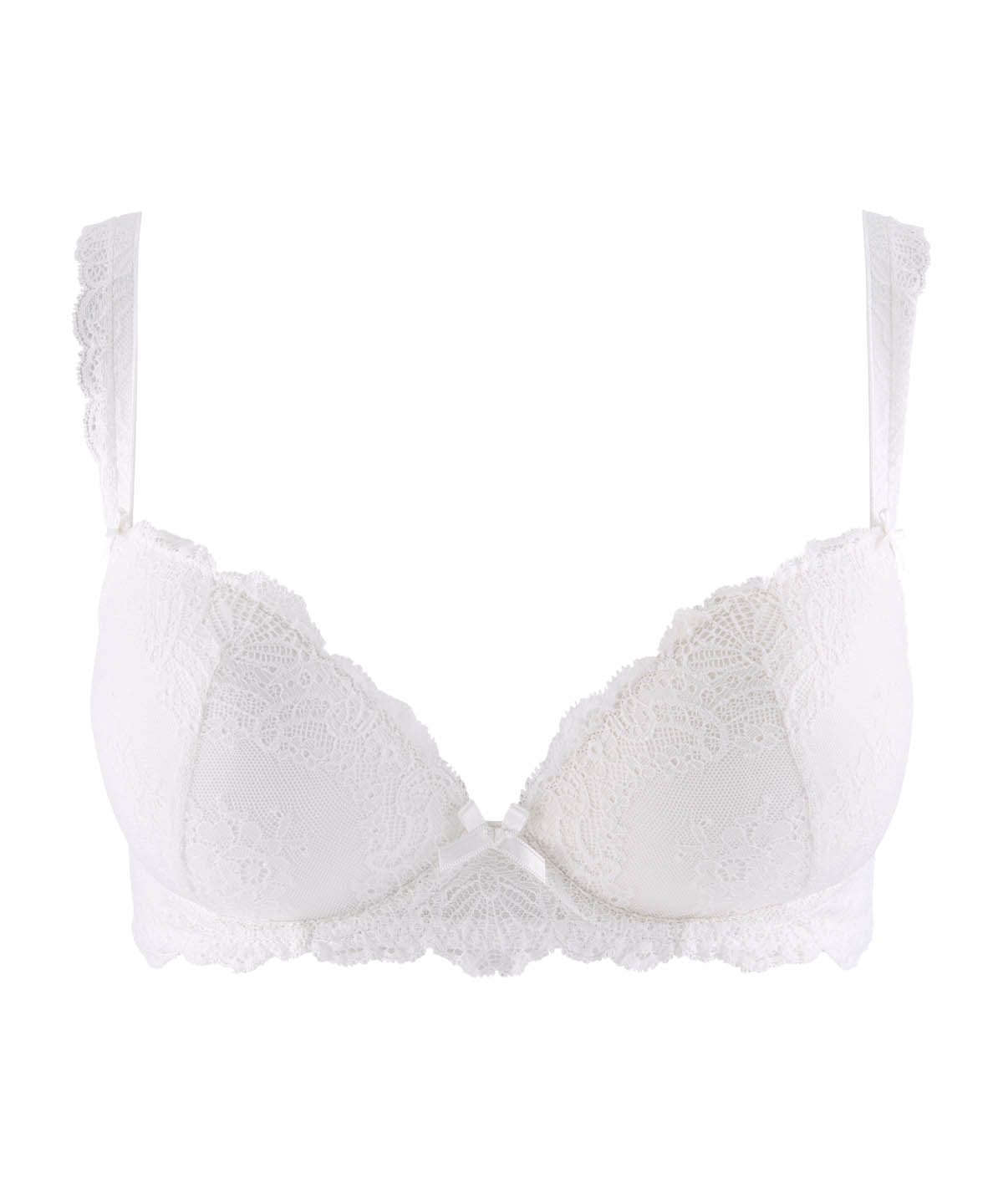 aubade-danse-des-sens-soutien-gorge-push-up-coques-opale-plunge-avec-dentelle-ly image 1