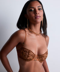 aubade-rules-of-attraction-demi-bonnet-golden-shadow image 2