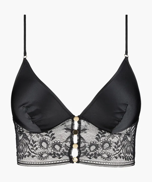 aubade-midnight-whisper-soutien-gorge-triangle-noir image 1