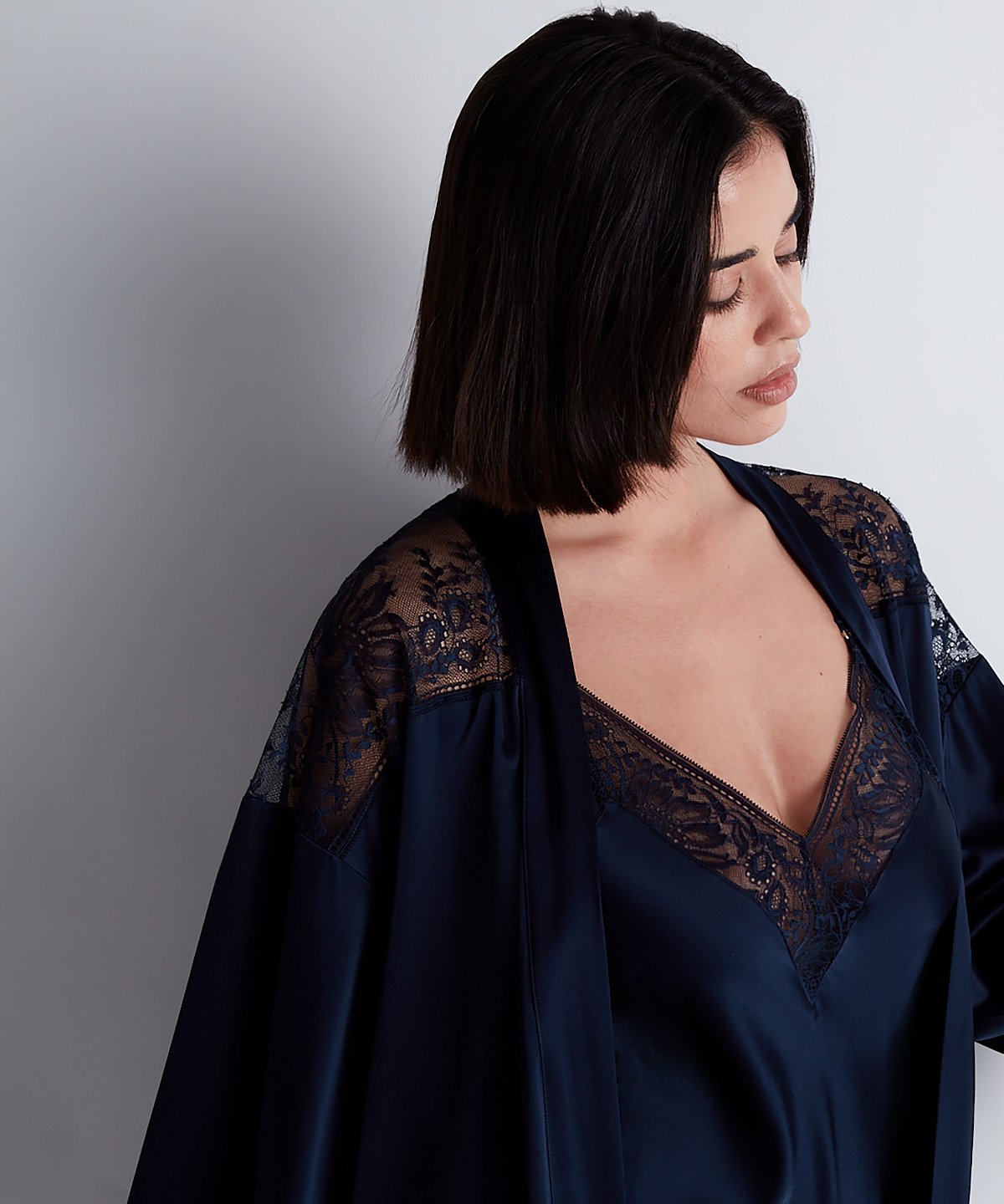 aubade-midnight-whisper-kimono-evening-blue image 3